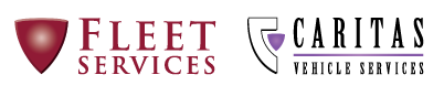 Fleet Services and Caritas Vehicle Services logos.